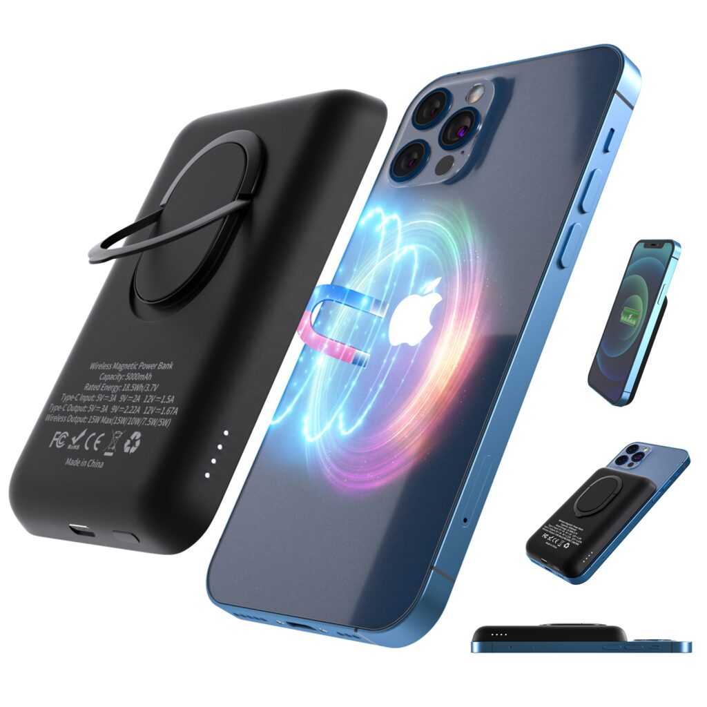 Portable Charger with Finger Holder